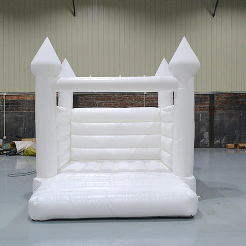 Load image into Gallery viewer, White Wedding Bouncy House
