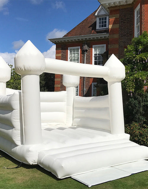 Load image into Gallery viewer, White Wedding Bouncy House
